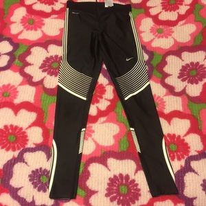 Nike dry-fit black running tights